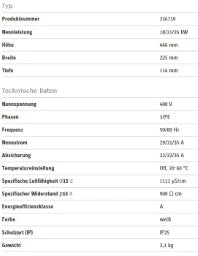 STIEBEL ELTRON Stiebel Eltron Komfort-Durchlauferhitzer DEL 18/21/24 Plus, 18/21/24 kW, 400 V – 236739