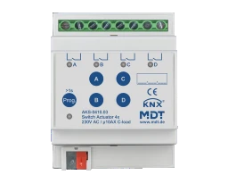 MDT KNX Schaltaktor C-Last 4fach REG – AKS-0410.03