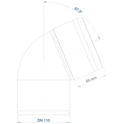 POLOPLAST PO Bogen POLO-KAL 3S DN 110/67Grad – 102533