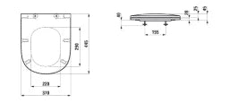 LAUFEN Laufen Lua WC-Sitz mit Deckel 89108.2 abn., weiß – H8910820000001