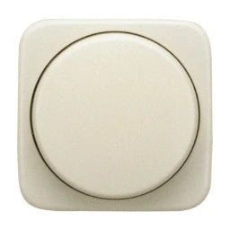 BUSCH-JAEGER Zentralscheibe mit Drehknopf für Dimmer Reflex SI weiß – 2CKA006599A1334