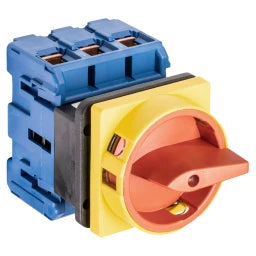 KRAUS&NAIMER Not-Aus-Schalt.3pol.4Loch-Frontbef.64x64 Ith=80 A,P=30 kW(AC23B,400V AC),35 mm² – 70010163