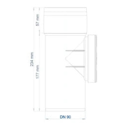 POLOPLAST PO Reinigungsrohr POLO-KAL XS DN 90 – 102347
