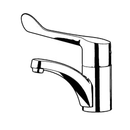 KLUDI Kludi Medi Care WT-Einhandmischer DN 8 Armhebel o. Ablg. chrom – 341120524