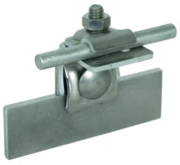 DEHN Falzklemme Al Klemmbereich 0,7-8mm gewinkelt m. Klemmbock f. Rd 6-10mm – 365051