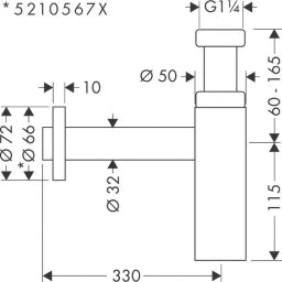 HANSGROHE HG Flowstar S BBR – 52105140