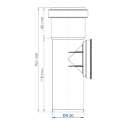 POLOPLAST PO Reinigungsrohr POLO-KAL NG DN 50 – 02342
