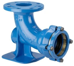 HAWLE System2000-Fusskruemmer Fig.5045 PN10/16 schubges.DN 80 mm f.PE/PVC AD 90 mm – 5012526