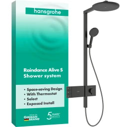 HANSGROHE HG Showerpipe Raindance Alive S 300 2jet mit Thermostat BBC – 24595340