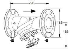 TA TA-STAF* Einregulierventil Nr.52186065 PN16 DN 65 – 52 186-065