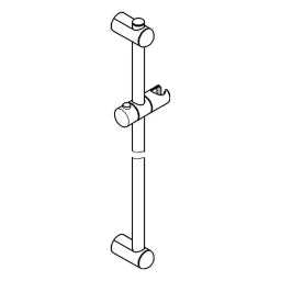 GROHE Grohe Euphoria Brausestange 600mm chrom – 27 499 000