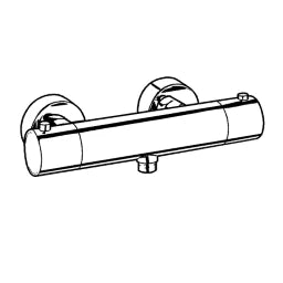 KLUDI Kludi Objekta Thermostat Brausebatterie 1/2" chrom – 352000538