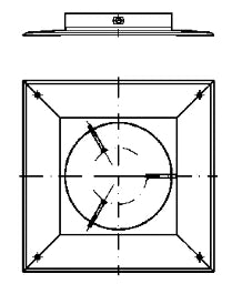SCHIEDEL Schiedel Prima Plus Schachtabdeckung FU- Mündungslösung, Durchmesser 130-160mm – 103687