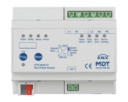 MDT KNX Spannungsversorgung redundant und Diagnosefunktion 640 mA REG – STR-0640.01