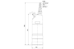 GRUNDFOS Grundfos Unterwasser-Druckerhöhungspumpe SBA 3-45 A, 230V 50Hz, 15m, Schuko – 92713068