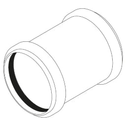 REHAU RAUPIANO PLUS Doppelmuffe DN 125 – 11204741001