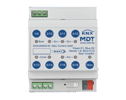 MDT DALI Control 2x64 Gateway, 4TE, REG – SCN-DA642.04