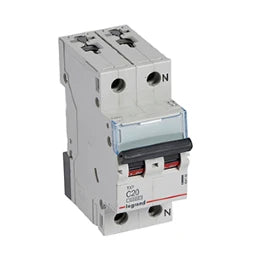 LEGRAND LS-Schalter 10kA C 20A/1pol+N 2TE – 404189