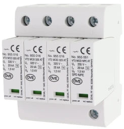 DEHN AC Überspannungsableiter 3-polig+N/PE Typ II + FM-Kontakt – 955329