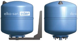 EDER SPIROTECH Elko-San Druckausgleichsgefaess 30 L DxH 360 x 420 mm, Anschluß 3/4" AG, 30 l – 0050504