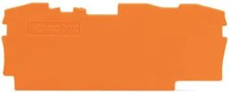 WAGO Abschluss- und Zwischenplatte 1 mm dick, orange – 2006-1392