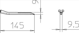 OBO Riegel 145x10 Stahl bandverzinkt – 6357536