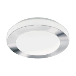 EGLO Wand-/Deckenleuchte chrom Ø300mm, 11W LED, 950lm, LF830, IP44, SKI – 95282