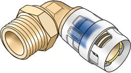 KE KELIT KMP460X PROTEC CLIX Übgangsw.90 Grad m.AG 32x1" – 730212F05