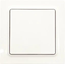 ELTAKO Funktaster polarweiß glänzend 55x55mm ba tterie- und leitungslos E-Design55 – 30055702