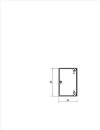 OBO Wand- und Deckenkanal mit Bodenlochung 4 0x60x2000 Polyvinylchlorid reinweiß RAL – 6191134