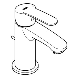 GROHE Grohe Eurostyle Cosmopolitan EH-Mischer Kartusche Zugstangen-Ablaufgrt. chrom – 23 037 002