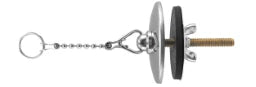 SCHMIDT STEDO KETTENHALTERGARN. 30 CM MS VERCHR. MIT DECKROSETTE – 720427