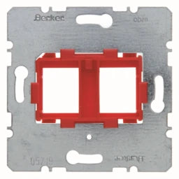 BERKER Tragring 2fach mit Aufnahme rot – 454101