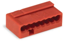 WAGO MICRO Verbindungsklemme 8-polig max. 0,8 mm², rot – 243-808