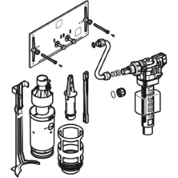 GEBERIT GE Umrüstset Impuls2 ohne Betätigungsplatte 240835 – 240.835.00.5