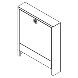 REHAU REHAU Verteilerschrank AP 130/1005, weiß – 13474301001