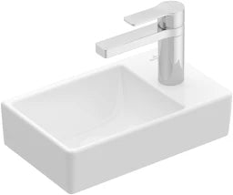 VILLEROY&BOCH V&B Passion Kollektion 1 Handwaschbecken Be. li, 36x22 cm, Weiß Alpin – 43003L01