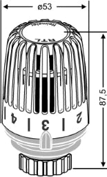 HEIMEIER HEIMEIER Kopf VARIOB RTL 0-50 Grad – 6510-00.500