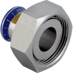 GEBERIT GE Mapress Edelstahl Gas Uebergang mit UeWM, konisch dichtend d28mmxG1 3/8 – 34159