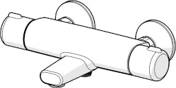 HANSA Hansa Hansamicra Wannenthermostatbatterie – 5816 2171