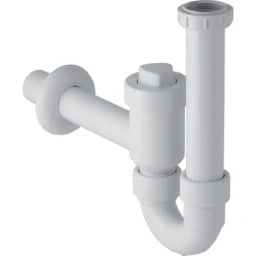 GEBERIT GE Roehrensiphon in PP weiss d50mm x G1 1/2 x G1 1/4 reduziert – 152.861.11.1