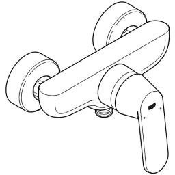 GROHE Grohe Eurosmart Cosmopolitan Brause-Mischer, chrom – 32 837 000