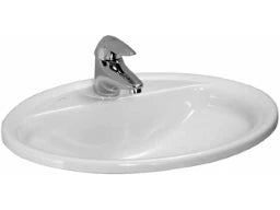 LAUFEN Laufen Pro Einbauwaschtisch v.oben 56x44cm weiß – H8139510001041