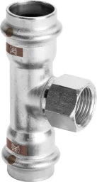 VIEGA Viega T-Stück mit SC Temponox 1717.2 in 28mmxRp1/2x28mm Stahl nichtrostend – 810 900