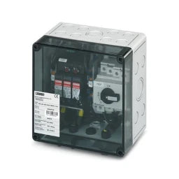 PHOENIX PV-Anschlußbox 1 MPPT, 2IN/1OUT pro MPPT , ÜSS Typ I/II, Trennschalter, SUNCLIX – 2404297