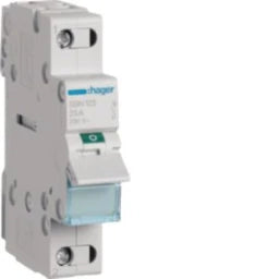 HAGER Ausschalter 25A 1S 230V AC 1PLE – SBN125