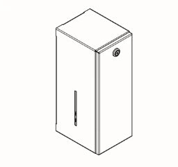 KWC AUSTRIA KWC Rodan Seifenspender f. AP-Montage 116 x 321 x 143 mm – 2000090067