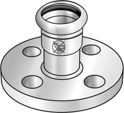 KE KELIT NPI486 Edelst.Pr.Üg.Flan.PN10/16 76 für Trinkwasser nicht zulässig – 53855J00