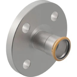 GEBERIT GE Mapress Therm Flansch, PN10/16 mit Pressmuffe, DN50/d54mm, NPW – 43738