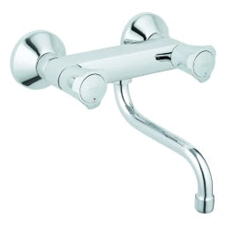 GROHE Grohe Costa 2-Griff Spültischbatterie S-Anschl, Rohrauslauf Auslad.200mm – 31 187 001